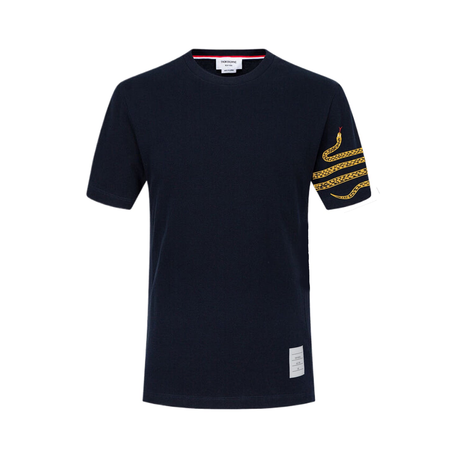 4-Bar Snake pattern T-shirt