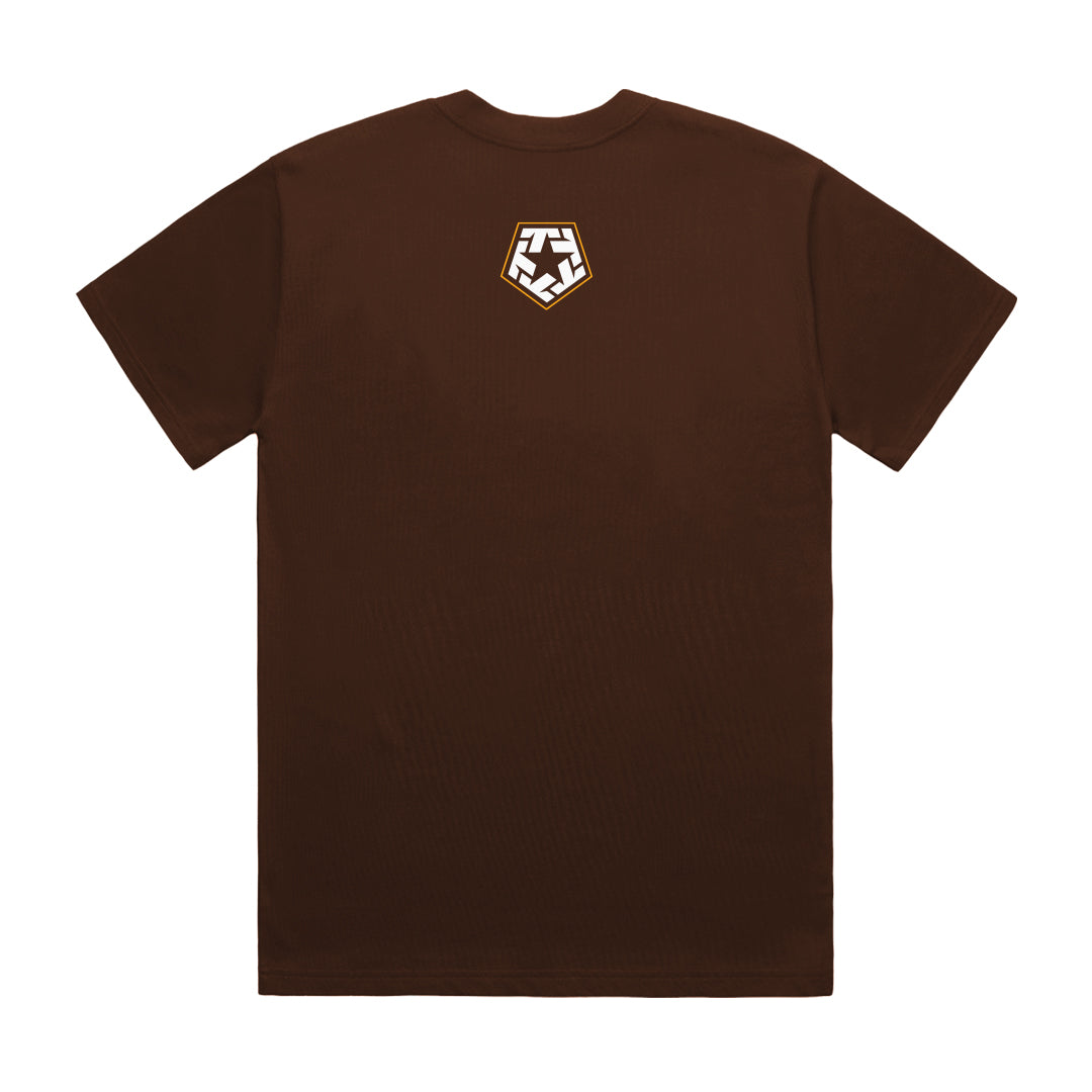 ATHLETIC - BROWN T-SHIRT