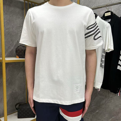 4-Bar Snake pattern T-shirt