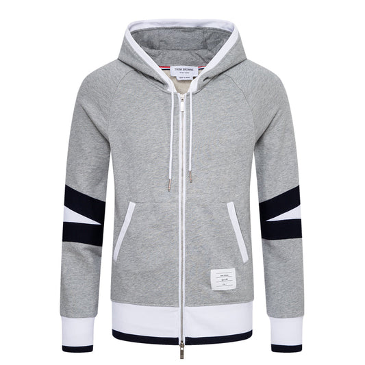 4-Bar Couple Hoodies
