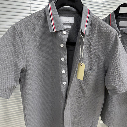 4-Bar Short sleeved shirt#1120