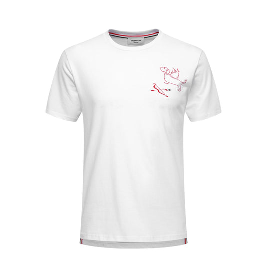 4-Bar Puppy Print T-shirt