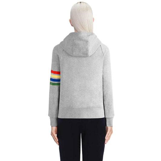 4-Bar Rainbow Stripes Hoodies