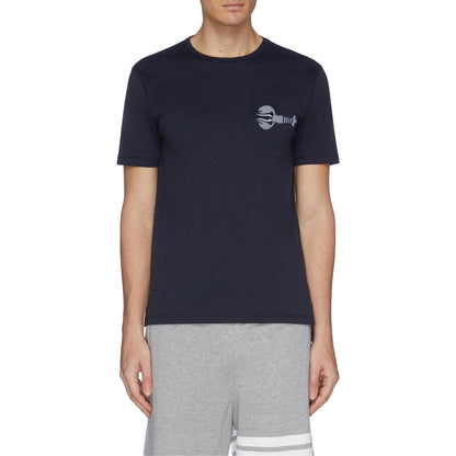 4-Bar Cotton T-shirt