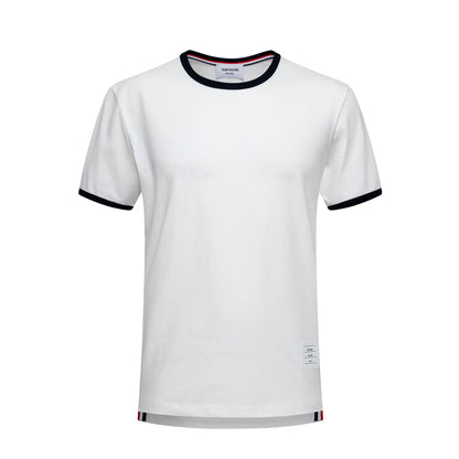 4-Bar Solid Color T-shirt
