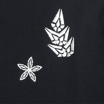4-Bar embroidery Hoodies