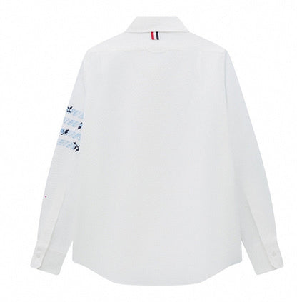 4-Bar Casual Oxford Shirt