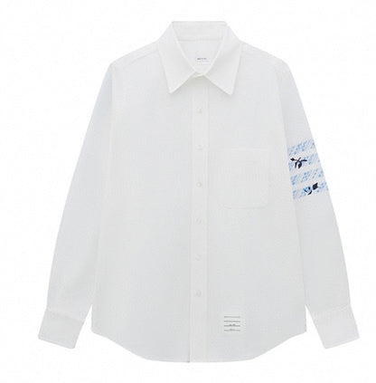 4-Bar Casual Oxford Shirt