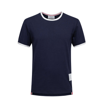 4-Bar Solid Color T-shirt