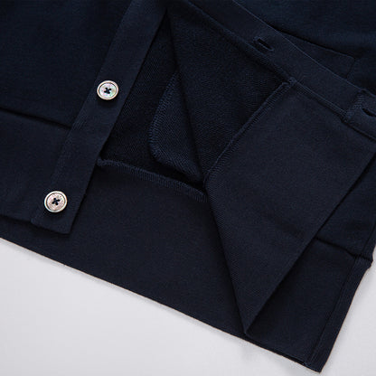 4-Bar Button Cardigan Sweatshirt
