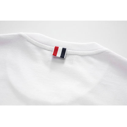 4-Bar Anchor embroidery T-shirt