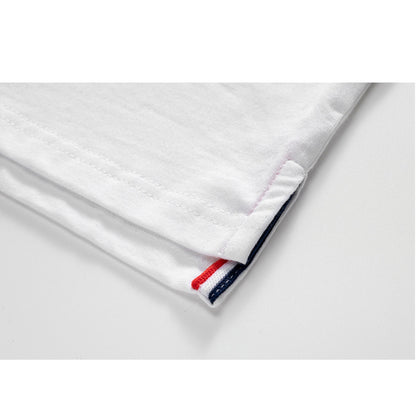 4-Bar Anchor embroidery T-shirt