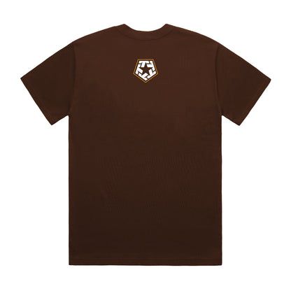 ATHLETIC - BROWN T-SHIRT