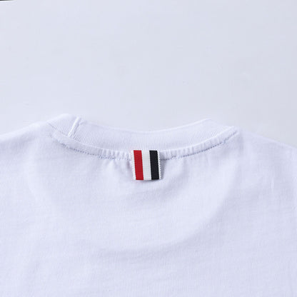 4-Bar Puppy Embroidery T-shirt